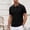 Black, variant on YODETEY Men’s Classic Casual Button Collar Shirts with Short Sleeve,Big and Tall Black,Size M-4XL