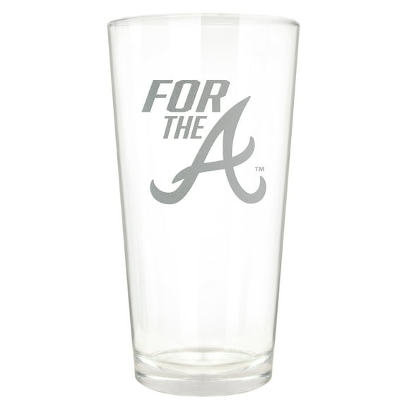 Atlanta Braves Etched 16oz. Rally Cry Pint Glass