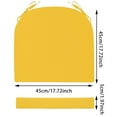 thumbnail image 2 of U-Shaped Chair Cushions for Dining Chairs with Ties, 18 x 18 Inch Kitchen Chair Pads, 2025 New Seat Cushion for Indoor Use, Comfortable Home Restaurant Garden, 4PCS, 2 of 7