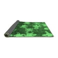 thumbnail image 2 of Ahgly Company Indoor Rectangle Abstract Emerald Green Modern Area Rugs, 7' x 10', 2 of 4