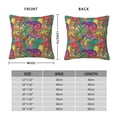 thumbnail image 3 of Rateoe Colorful Dinosaur Pattern Throw Pillow Cover Premium Pillow Stuffer Sham Square for Decorative Cushion Bed Couch Sofa(Pillow insert not included), 3 of 8