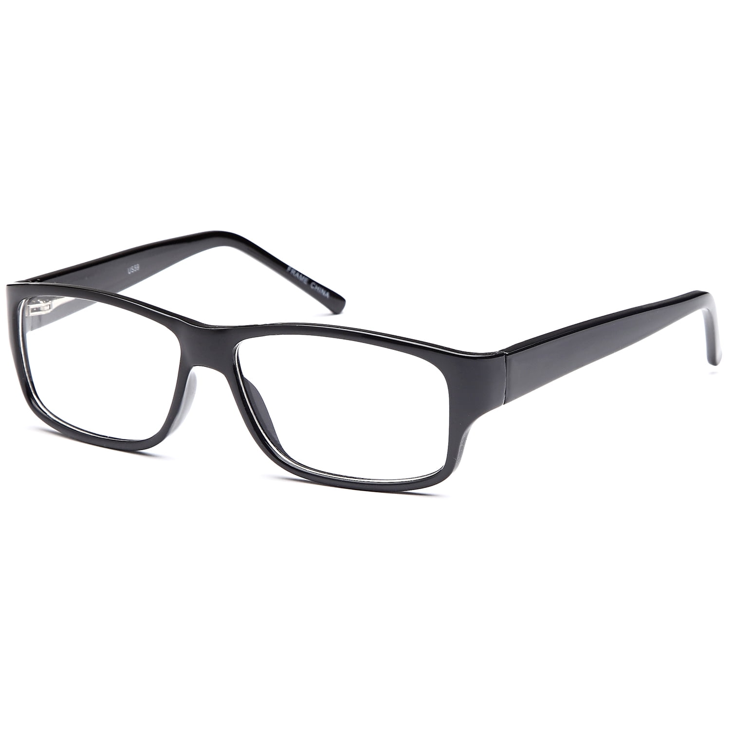 Men's Eyeglasses 56 16 140 Black Plastic