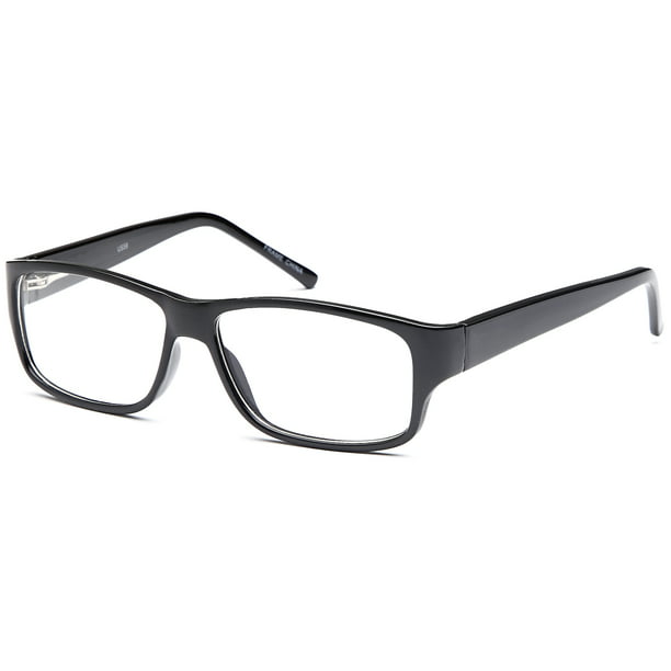 Men's Eyeglasses 56 16 140 Black Plastic - Walmart.com - Walmart.com