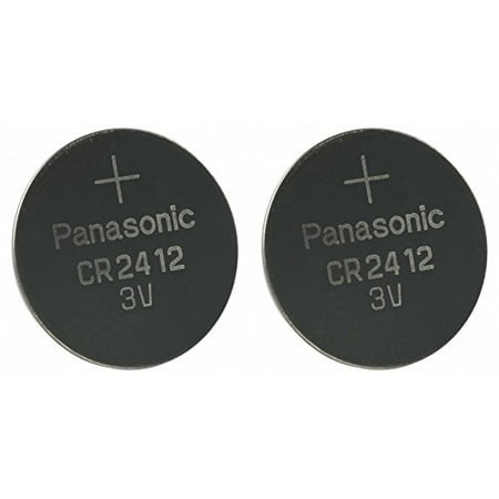 Battery 3v Lithium Battery - Panasonic CR2412 Lithium Battery 3V (2 Batteries Per Pack)
