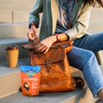 thumbnail image 5 of , Dark Chocolate Sea Salt and Caramel Covered Thin Dipped Snack Nuts Individual Packs for Guilt-Free Snacking with Half the Sugar, Perfect for Gathering, Pack of 10, 2oz Single Servings, 5 of 5