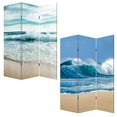 thumbnail image 2 of 48" X 1" X 72" 3 Panel Multicolor Canvas Surf's Up Screen, 2 of 3