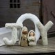 thumbnail image 4 of Nacimiento de Jesús Estatua Amor Familia Resina Letras en Inglés Adornos de Navidad Regalos, 4 of 8
