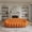 Orange, variant on 49" Bubble Couch Modern, Oversized Curved Couches, Lazy Floor Sofa, Orange Bubble Couch, Modern Upholstered Comfy Mesh Fabric 3D Honeycomb Shape Couches for Living Room,Office, Apartment, 1-Seater