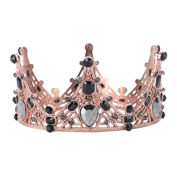 EeaseMX Decoración de corona para pastel, adorno de corona de diamantes, adorno de corona para pastel de bodas, decoración para pastel de fiesta
