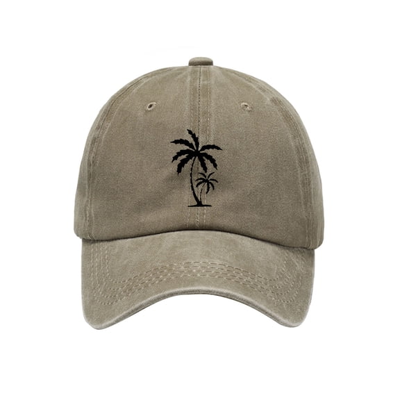 FADAACAI Distressed Baseball Cap Dad Hats for Men Women Cotton Trucker Hat Adjustable Profile Caps Womens Hats Baseball Caps Gorras Para Hombres Baseball Caps for Men Women Brown Clearance！