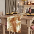 thumbnail image 2 of Table Runners 72 Inches Long Dress Scarves, Brown Ombre Farmhouse Kitchen/Dining Table Runner, Coffee Tablerunners, Gradient Abstract Art Vintage 14x72 Inch, 2 of 9