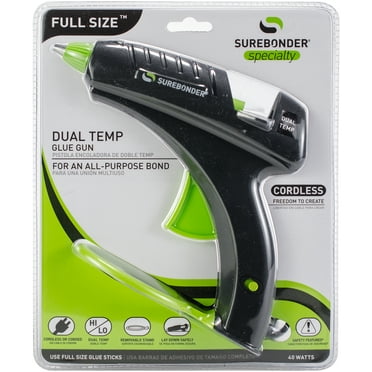 Surebonder 40 Watt Full Size Cordless/Corded Dual Temp Glue Gun