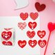 thumbnail image 2 of Pegatinas con forma de corazón para sellar, decoración de San Valentín, 500 unidades Rojo, 2 of 9