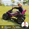 thumbnail image 5 of East doll 24V Big Kids Ride on Toys, Electric Power Ride on Car for Kids Age 3-8, 4 Wheeler, 4WD 800W Motors ATV for Kids, 5MPH, Parent Remote, Music, Pink, 5 of 9