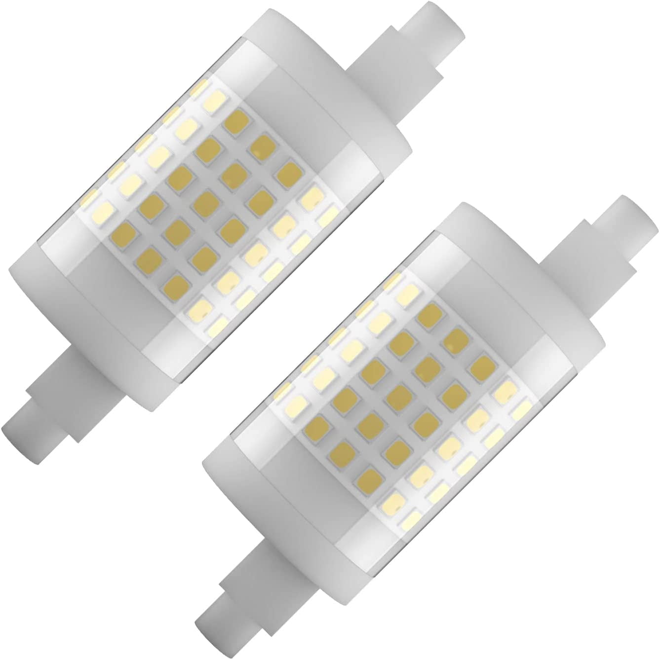 LED Bulb 78MM, 10W Dimmable J78 Flood Light, 100W Halogen T3 Replacement, Warm White 3000K, Pack of 2 - Walmart.com