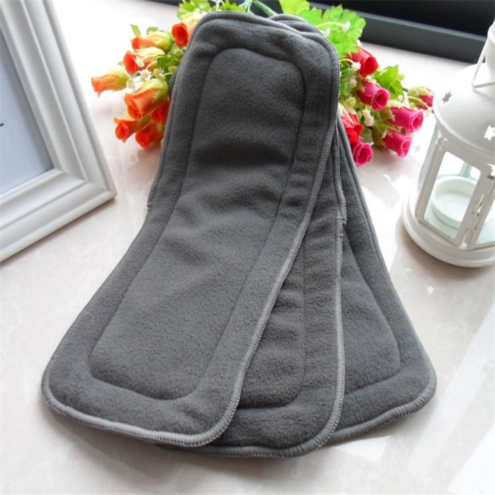 Reusable Washable  For Real  Diaper Cover Wrap Minifibre Bamboo Charcoal B$C JF 