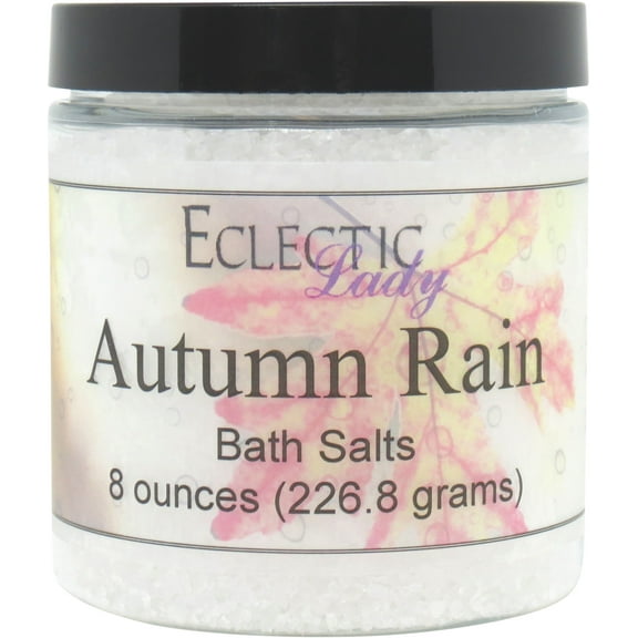 Autumn Rain Bath Salts by Eclectic Lady, 8 ounces