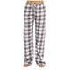 thumbnail image 1 of ICHUANYI Clearance Women's Spring And Plaid Print Sports Casual Home Pants Loose Sweatpants(Gray, L) ICHUANYI WER2023081111789, 1 of 4