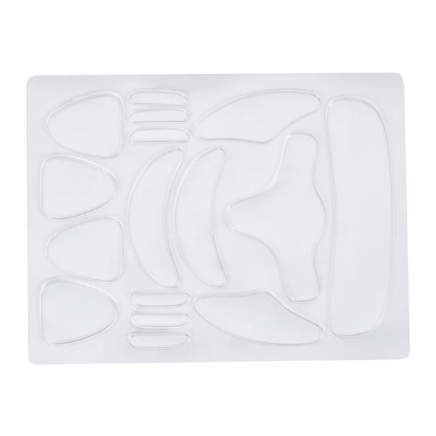 Almohadillas de silicona para arrugas- de 16 parches para las arrugas faciales tratamiento y prevención de reutilizable antiarrugas
