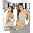 thumbnail image 3 of Livona 3 Pack Sports Bras for Women- Wireless Soft Workout Bra, Padded Fitness Bralette, Comfort Crop Cami Tank S-XXL, 3 of 6