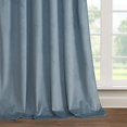 thumbnail image 3 of Cortinas Roslynwood Stone Blue Velvet 132 x 274 cm, 2 paneles, 3 of 8