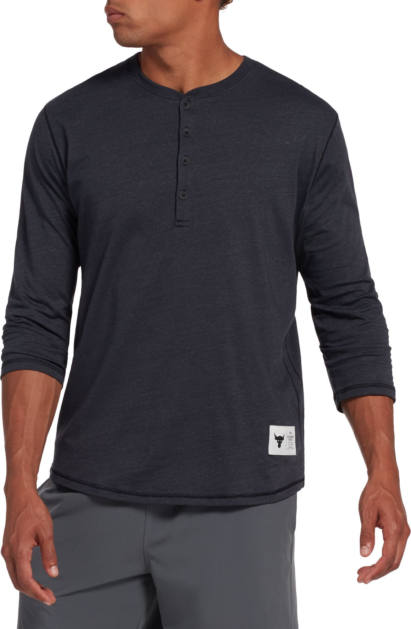 under armour men's project rock tech hooded long sleeve shirt 2.0