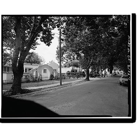Historic Print, O'Brien Court, 1076-1092 O'Brien Court, San Jose, Santa Clara County, CA, 16" x 20"