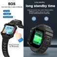 thumbnail image 6 of PTHTECHUS S07 Smart Watch for Boys Girls Smartwatch for Kids with 4G SIM GPS Video Call Pedometer MP3 Flashlights Calculator Alarm Clock Children Touch Screen Black, 6 of 8