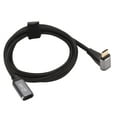 thumbnail image 1 of Cable tipo C Maleto hembra de ángulo recto, USB C 3.1 macho USBC Maleto USB hembra Cable de carga USB Rendimiento probado, 1 of 9