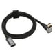 thumbnail image 1 of Cable tipo C Maleto hembra de ángulo recto, USB C 3.1 macho USBC Maleto USB hembra Cable de carga USB Rendimiento probado, 1 of 9