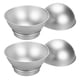thumbnail image 1 of Juego de 4 moldes redondos de aluminio con forma de bola 3D para tartas, para decorar pasteles y repostería, 1 of 5