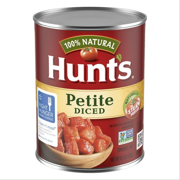 Hunt's Petite Diced Tomatoes, 14.5 oz Can