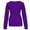 Purple A, variant on KBODIU Women's Classic Pullover Sweatshirts Oversized Casual Basic Long Sleeves Tunic Tops Round Neck Loose Fit Blouses Fall Clothes Sweatshirts Plus Size