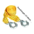 thumbnail image 3 of Barsme Heavy-Duty Tow Strap With Hooks Strong Double Thickened Trailer Rope 2 Inches By 13 Feet Woven Polyester Webbing And 10000-Pound Capacity Tow Rope For Vehicles, 3 of 9