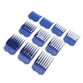 thumbnail image 1 of Cabello 10pcs Combres para el Cabello Guías de combustible Azul Guías de Peines Profesionales para Barbero Recortador, 1 of 7