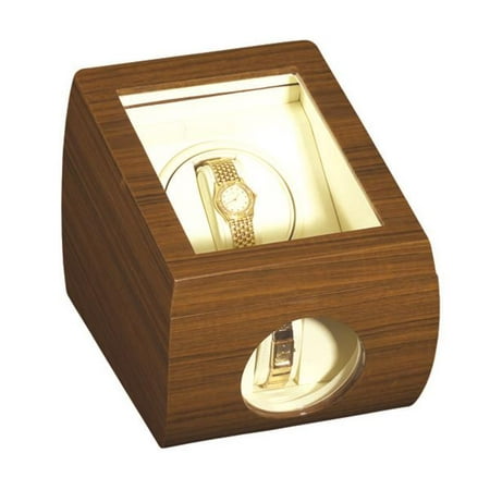 Impenco Watch Winder Box - Winds 1 Holds 2 Watches
