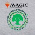 thumbnail image 3 of CafePress - Magic Green Mana Symbol Long Sleeve T Shirt - Womens Baseball Tee, 3 of 4