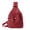 Red, variant on Stylish Chest Bag With Secret Compartment And Adjustable Strap Lightweight Nylon Backpack For Everyday Carry Essential