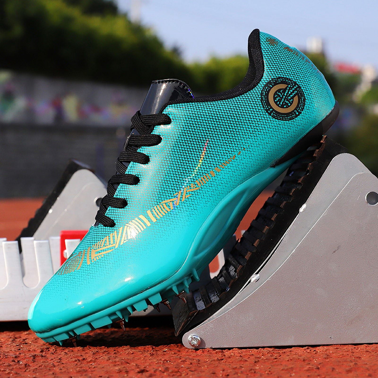 Men's Women's Track and Field Shoes Racing Jumping Sprint Sneakers Professional Running Spikes Athletic Shoes