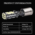 thumbnail image 2 of 2PCS BA9S BAY9S BAX9S T4W H6W 4014 26SMD Interior car light Instrument car light bulb lamp dome car light Canbus Side Wedge car light 12V 6000K, 2 of 5