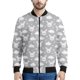 thumbnail image 3 of Chaqueta con cremallera con estampado de nubes blancas de dibujos animados para hombre, sudaderas casuales de manga larga con estampado 3D de cielo, chaquetas para niños, abrigos, blusas de calle, 3 of 5