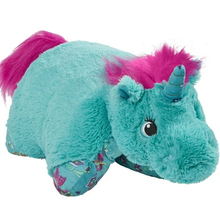 Pillow Pets 18" Teal Unicorn Stuffed Animal Plush Toy ...