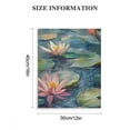 thumbnail image 3 of LHONGY Canvas Print Impressionist Floral Landscape Lotus Prints on Canvas Water Lily Prints Pond Water Lilies Wall Art, Decor 12x16 in, 3 of 5