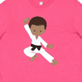 thumbnail image 4 of Inktastic African American Boy, Karate Boy, Kata, Black Belt Youth T-Shirt, 4 of 5