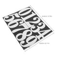 thumbnail image 2 of LOLIPPYY 8 Sets White Address Numbers for Mailbox, Modern Paper Design, and Stylish for Residential Use, 2 of 6