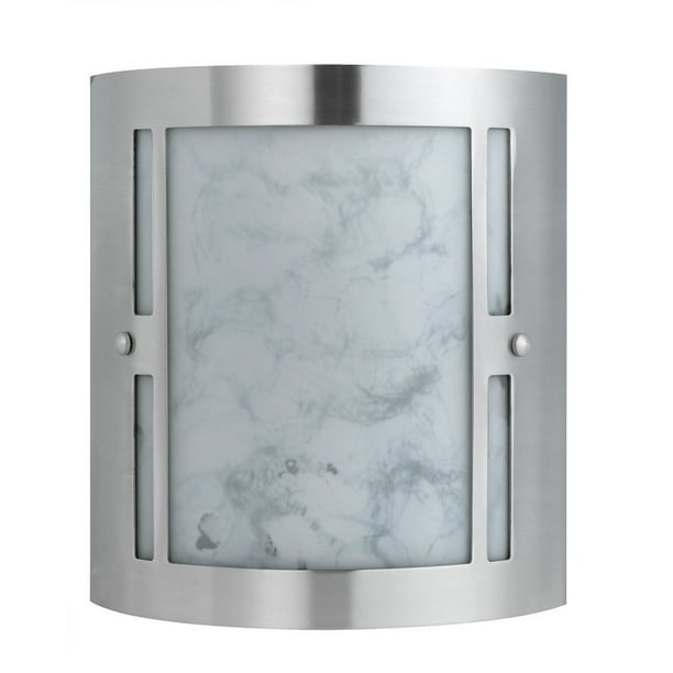 Cal Lighting La8509/2L 2 Light Flush Mount Wall Sconce Silver