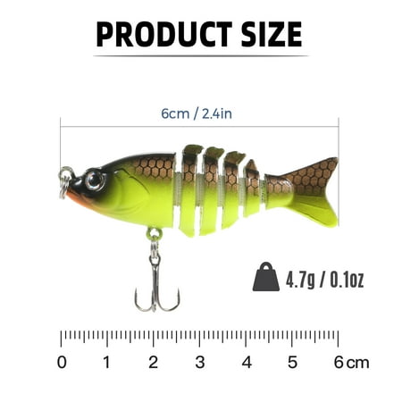 Baits 6 Swim Bait Swimbait 6 Swim Jointed Swimbait 6 Bait Crankbait Lure Qisuo Bait Jointed Dsfen Papapi Adben Jointed