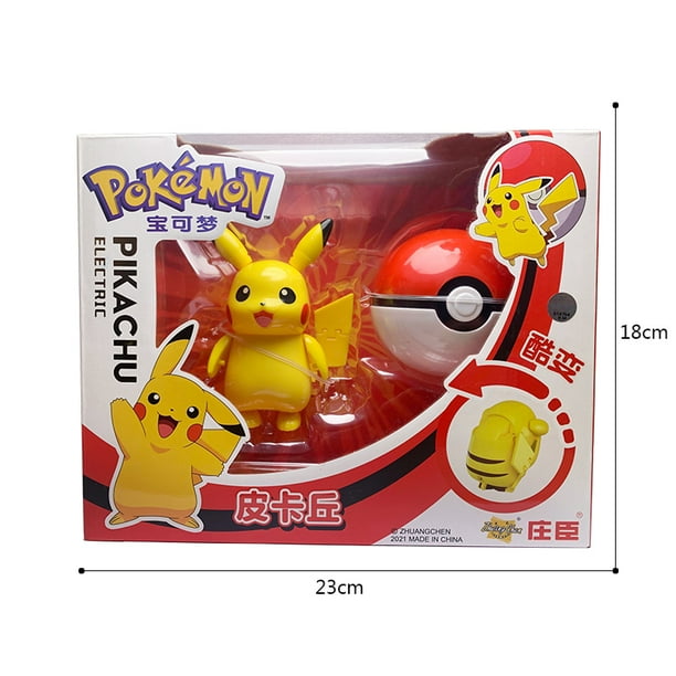 Figuras de acción de Pokémon para niños, juguetes de deformación de Pokeball Pikachu GYARADOS, monstruo de bolsillo, mascota, Anime, regalo