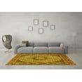 thumbnail image 3 of Ahgly Company Indoor Rectangle Medallion Yellow Traditional Area Rugs, 8' x 12', 3 of 4