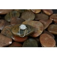 thumbnail image 4 of 0.91 ct Brilliant Round Cut Simulated Diamond 14k White Gold Cluster Ring SZ 9.75, 4 of 6